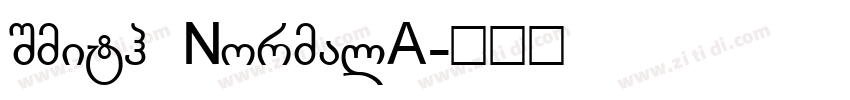 Smith NormalA字体转换